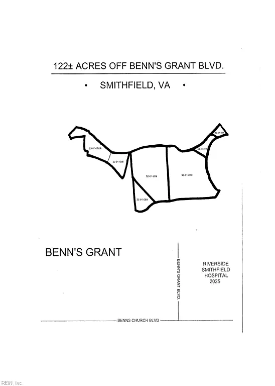 122 Ac Benn's Grant (Off Of) Boulevard, Smithfield VA 23430
