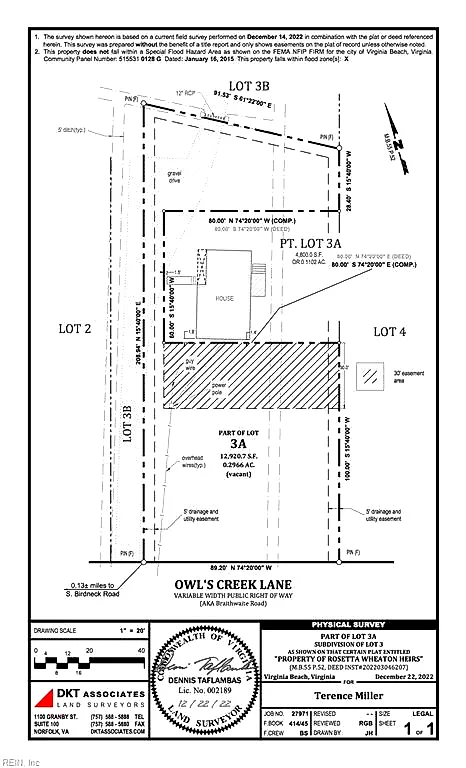 Lot 3a Owl&Apos;S Creek Lane, Virginia Beach — photo