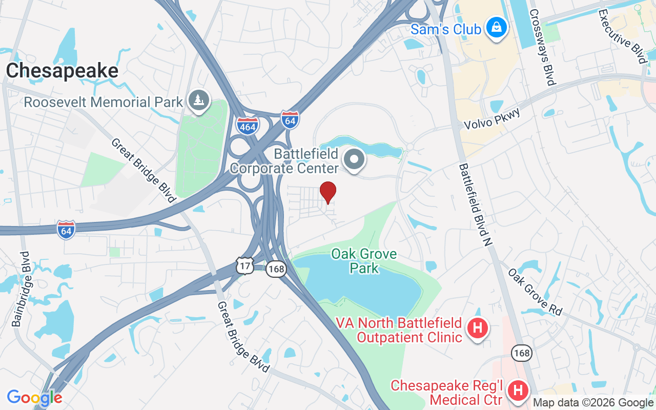 Map of Battlefield Commons with neighborhood boundary