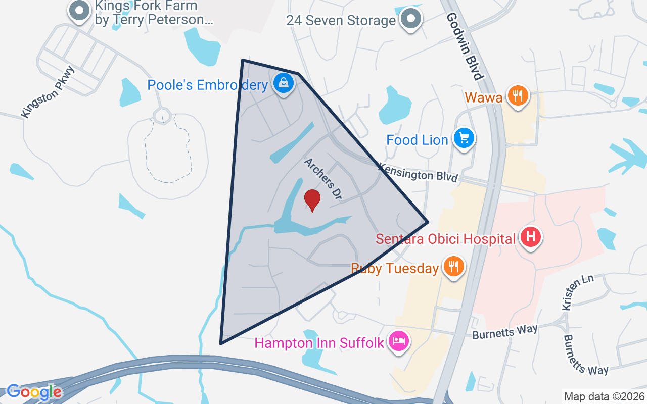 Map of Berkshire with neighborhood boundary
