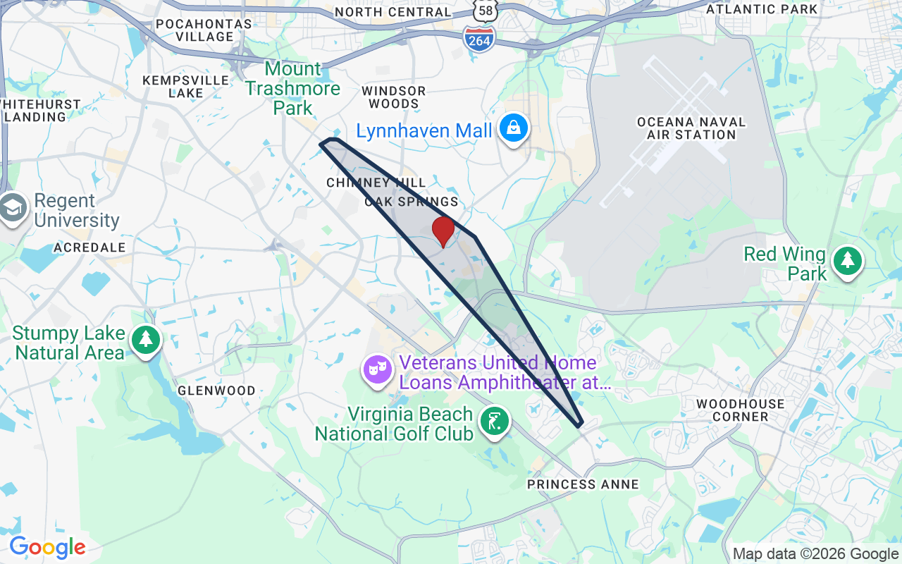 Map of Holland with neighborhood boundary