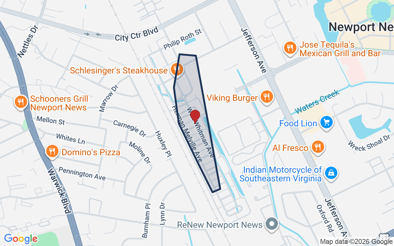Map of Port Warwick with neighborhood boundary