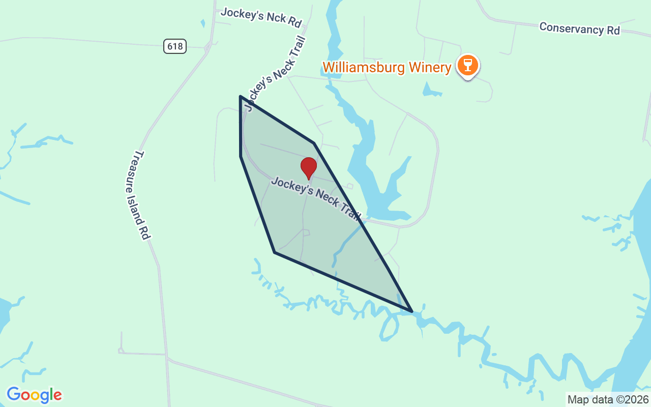 Map of The Vineyards with neighborhood boundary