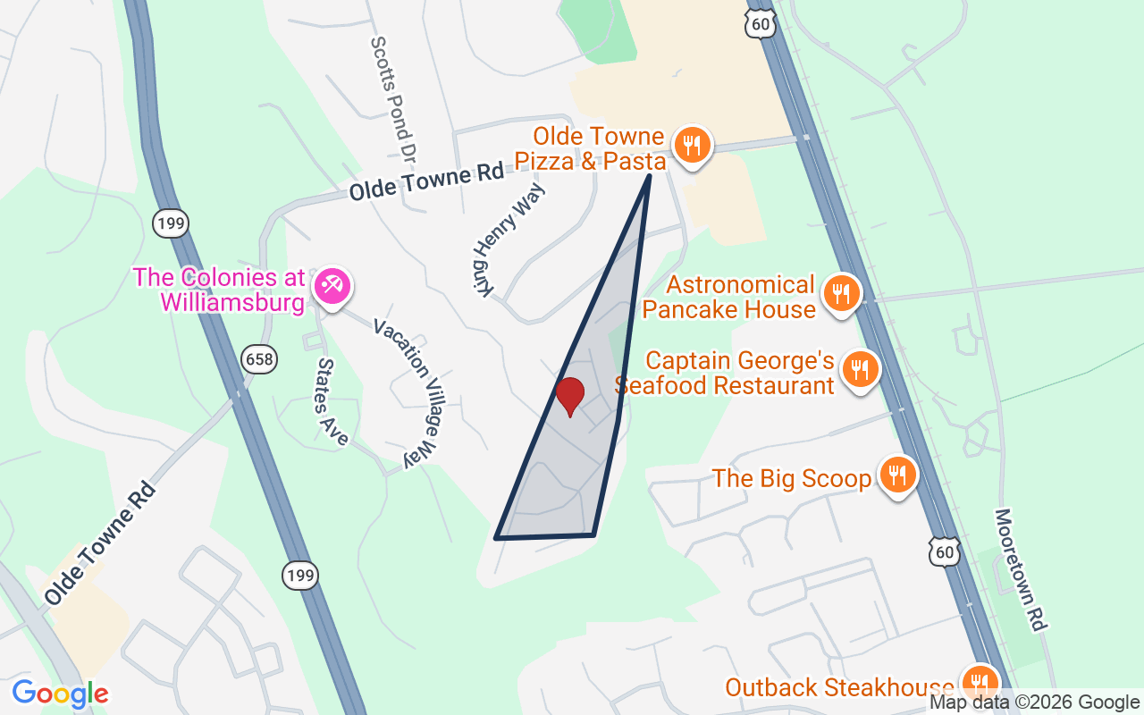 Map of Chisel Run with neighborhood boundary