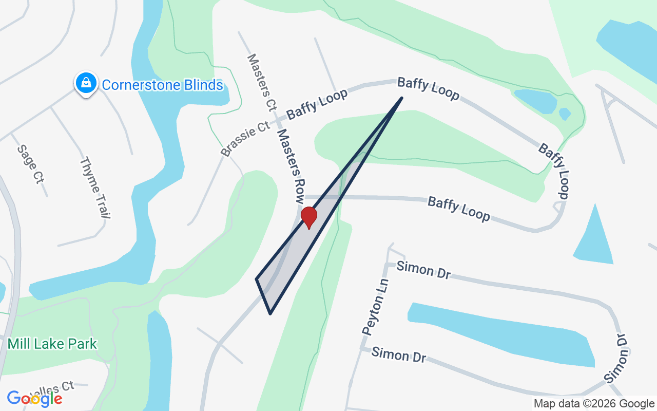 Map of Emerald Greens with neighborhood boundary