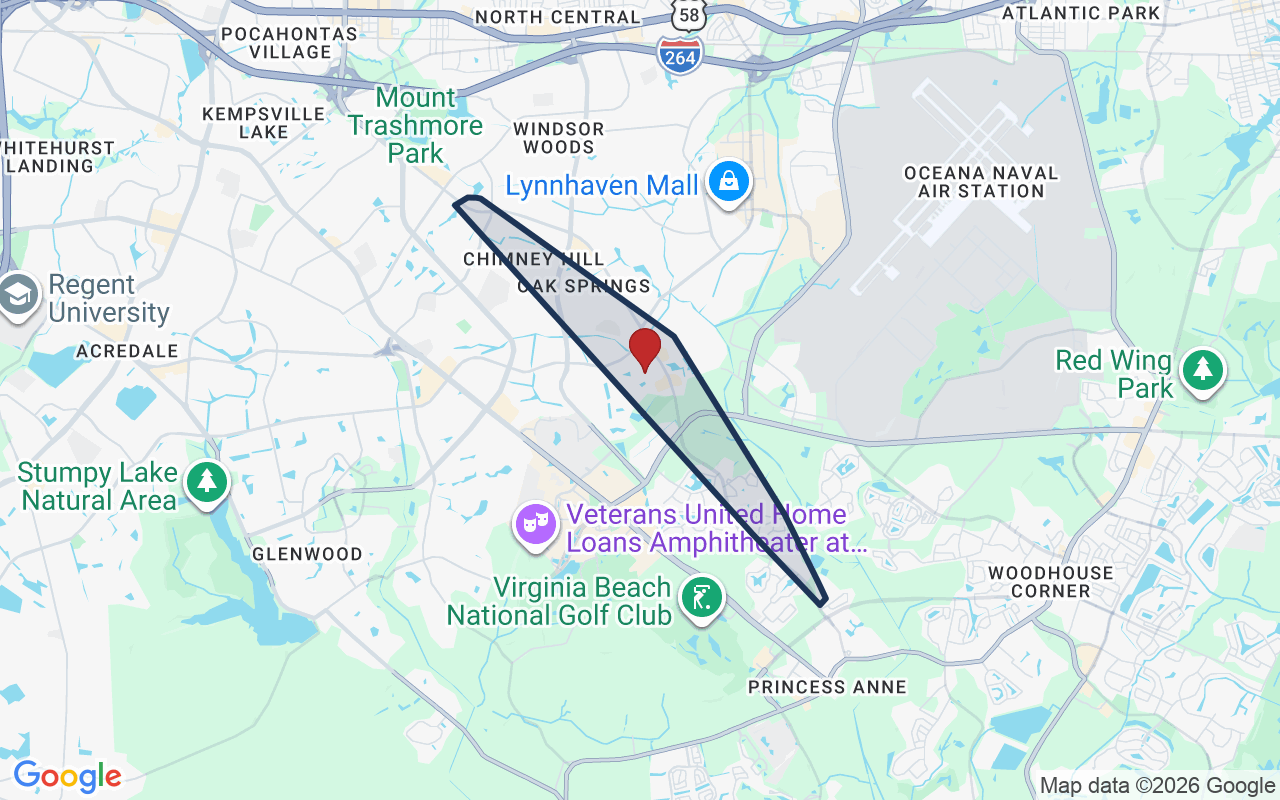Map of Holland with neighborhood boundary