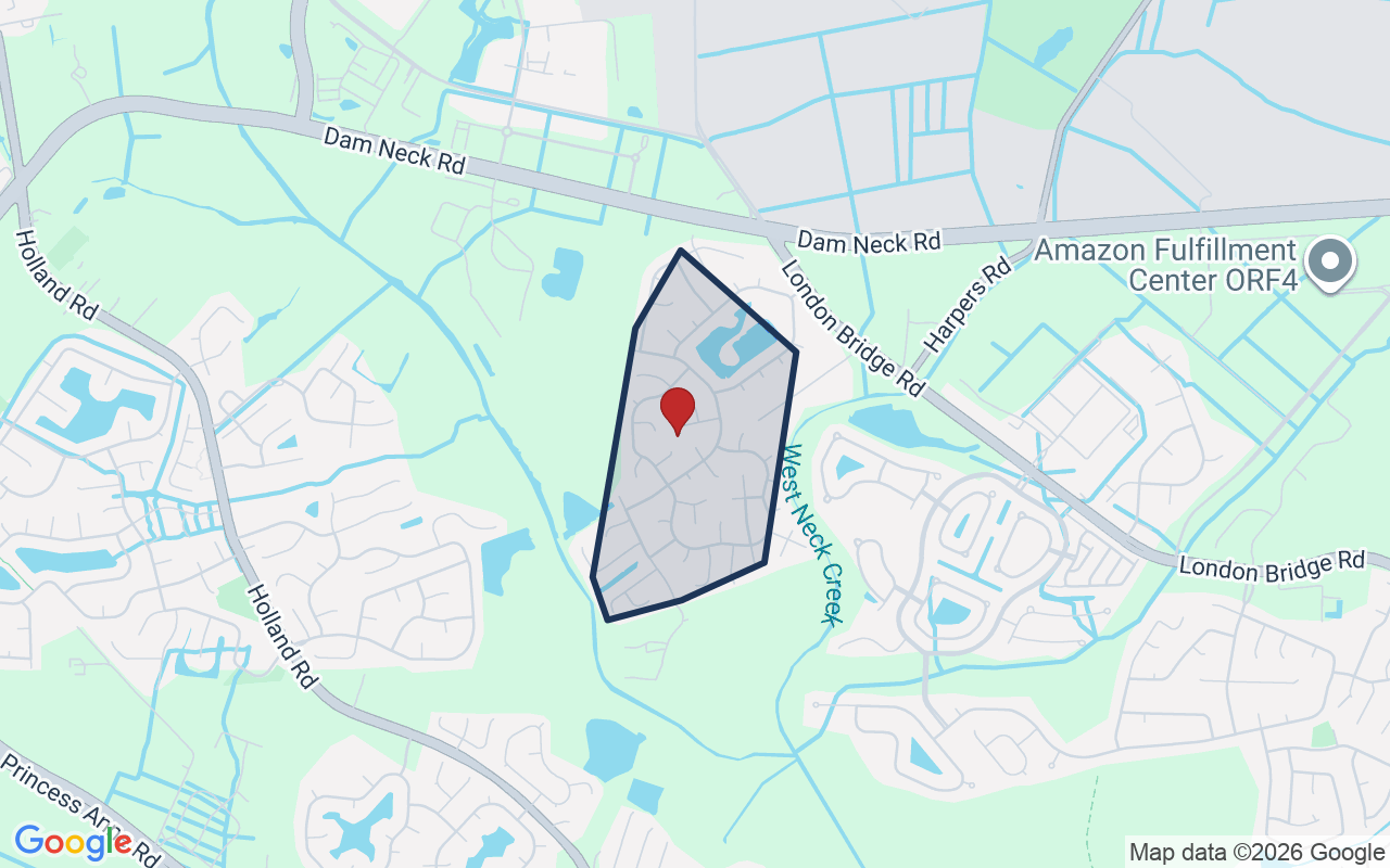 Map of Lake Placid with neighborhood boundary
