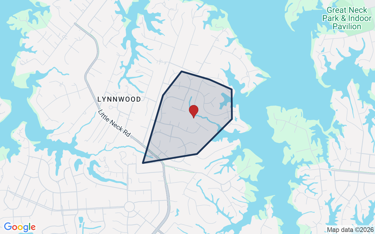 Map of Middle Plantation with neighborhood boundary