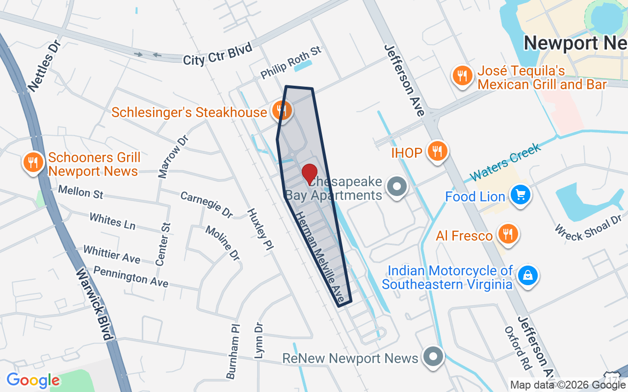 Map of Port Warwick with neighborhood boundary