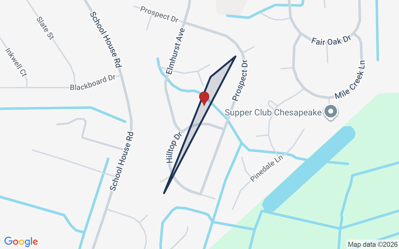 Map of Schoolhouse Crossing with neighborhood boundary