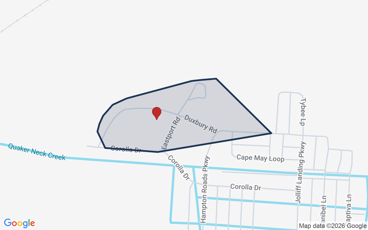 Map of Smith Farm with neighborhood boundary
