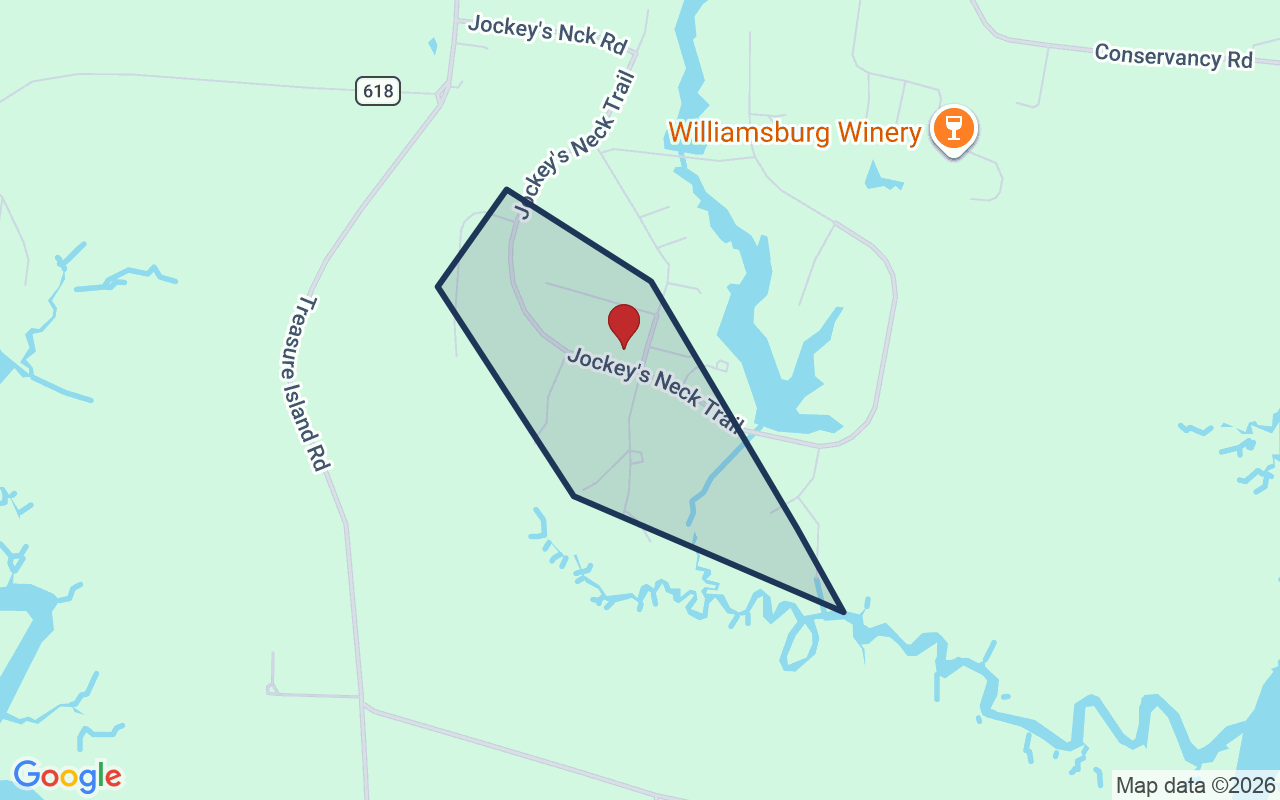 Map of The Vineyards with neighborhood boundary