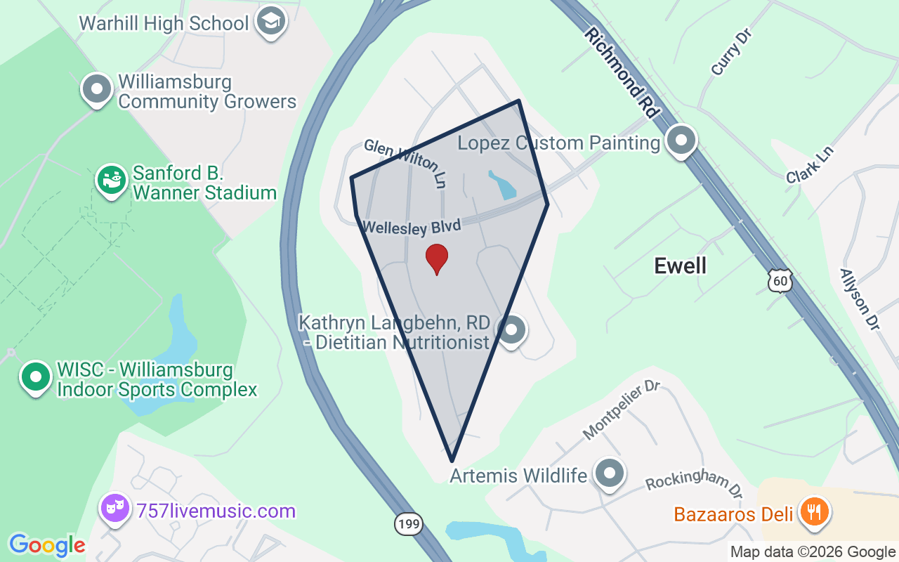 Map of Villages of Westminster with neighborhood boundary