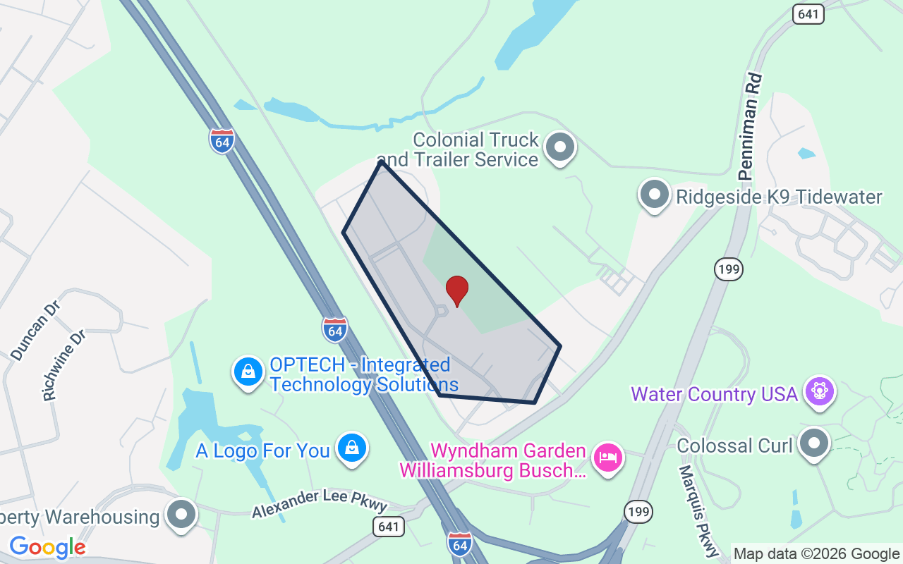 Map of Whittakers Mill with neighborhood boundary