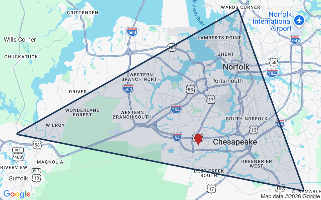 Map of Wexford Hills with neighborhood boundary